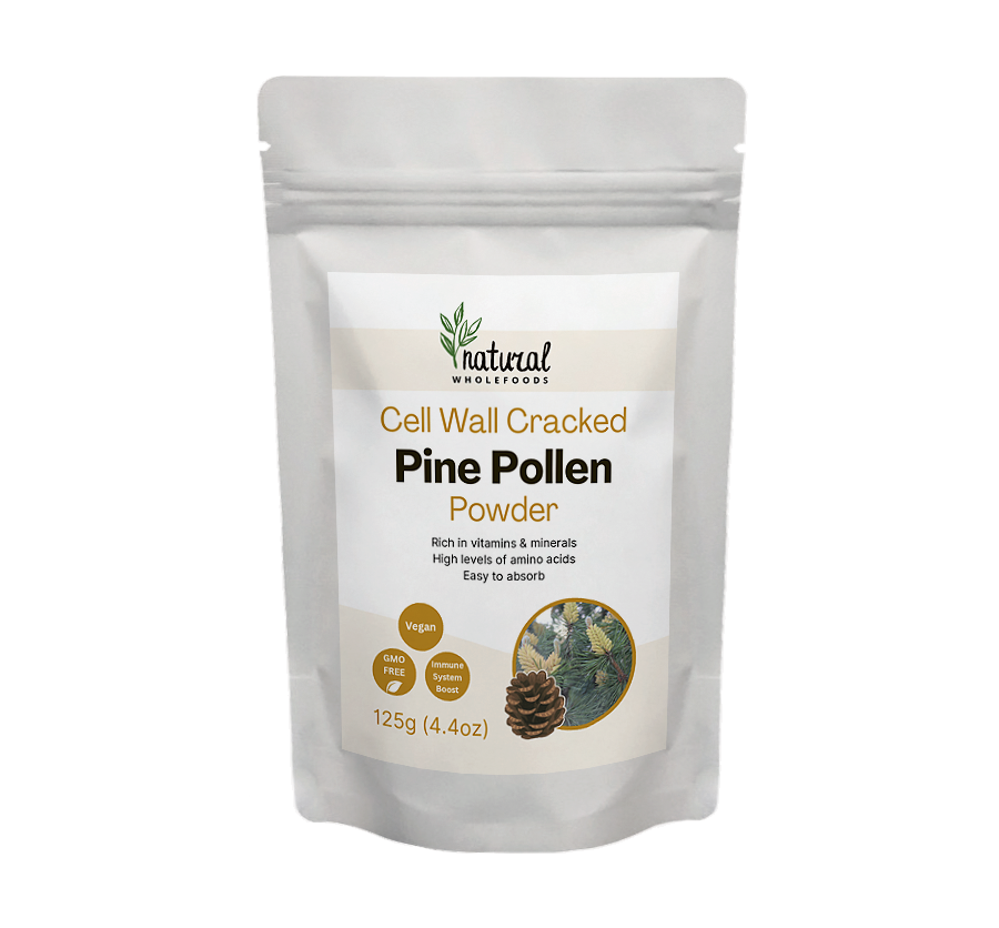 Pine Pollen Powder (cell wall cracked) 125g