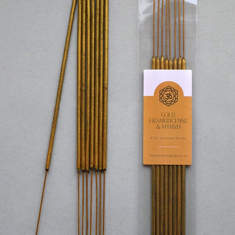Gold, Frankincense & Myrrh 11" Incense (2 Packs of 8)